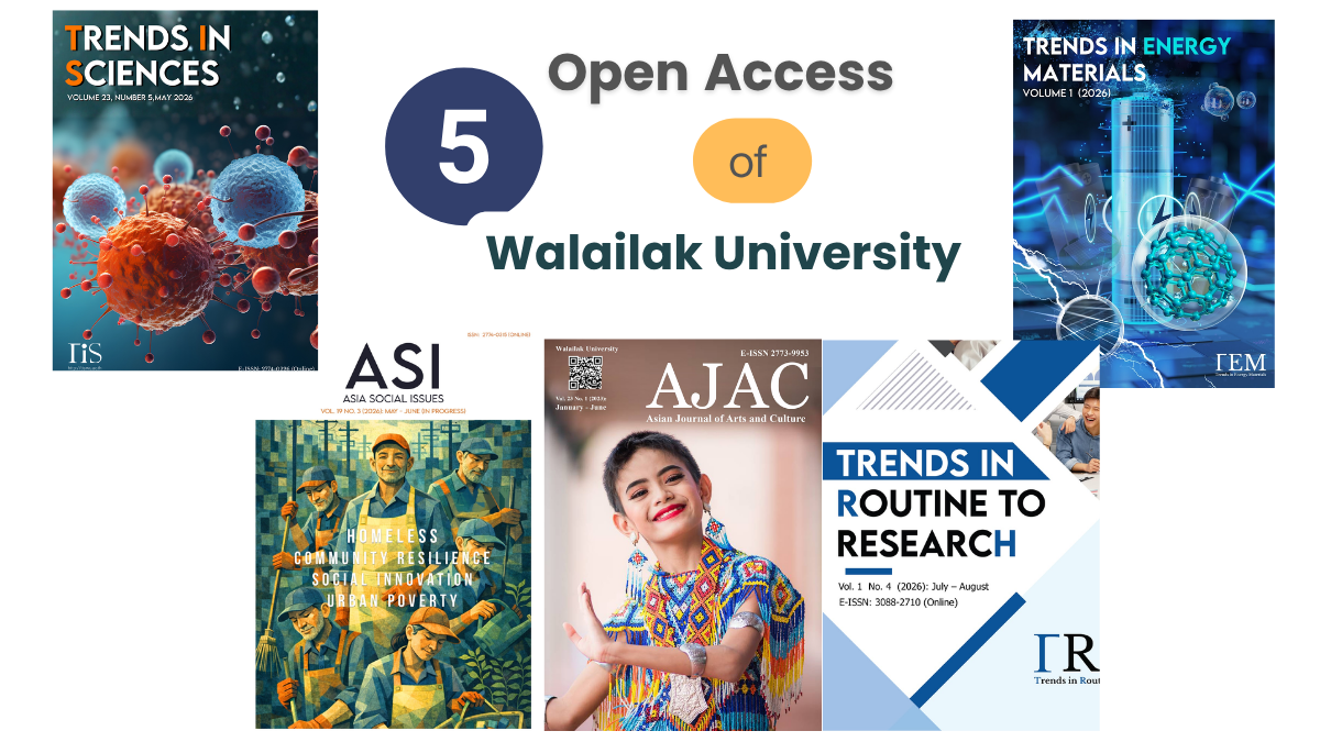 Open Access Journals by Walailak University