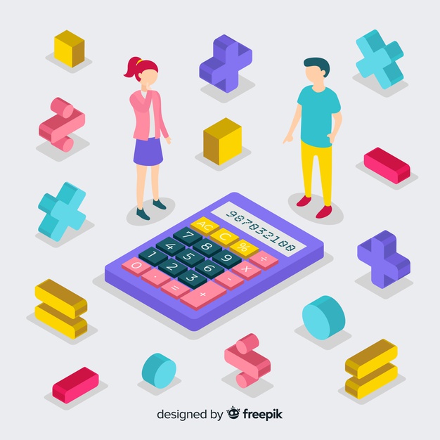 Math Factor Isometric isometric-mathematics-concept-with-algebra-equations_23-2148181799 ...