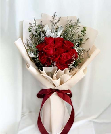 ช่อดอกไม้ในวันวาเลนไทน์