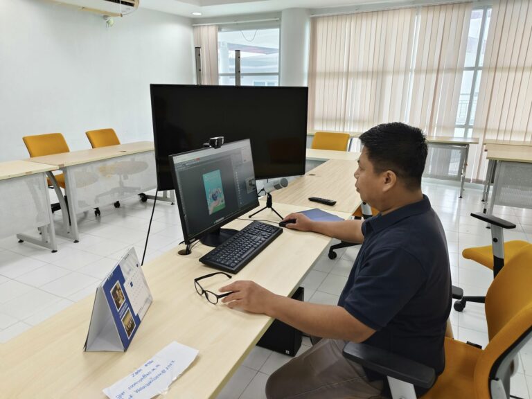 ศูนย์บรรณสารและสื่อการศึกษาได้จัดอบรมหลักสูตร "การออกแบบกราฟิกเบื้องต้น ด้วยฟรีแวร์ Photo Pea"