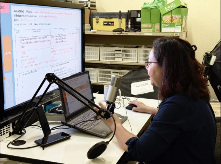 ศูนย์บรรณสารและสื่อการศึกษาได้จัดหลักสูตรอบรม “เทคนิคการเขียน Script สำหรับการสร้างสื่อออนไลน์”