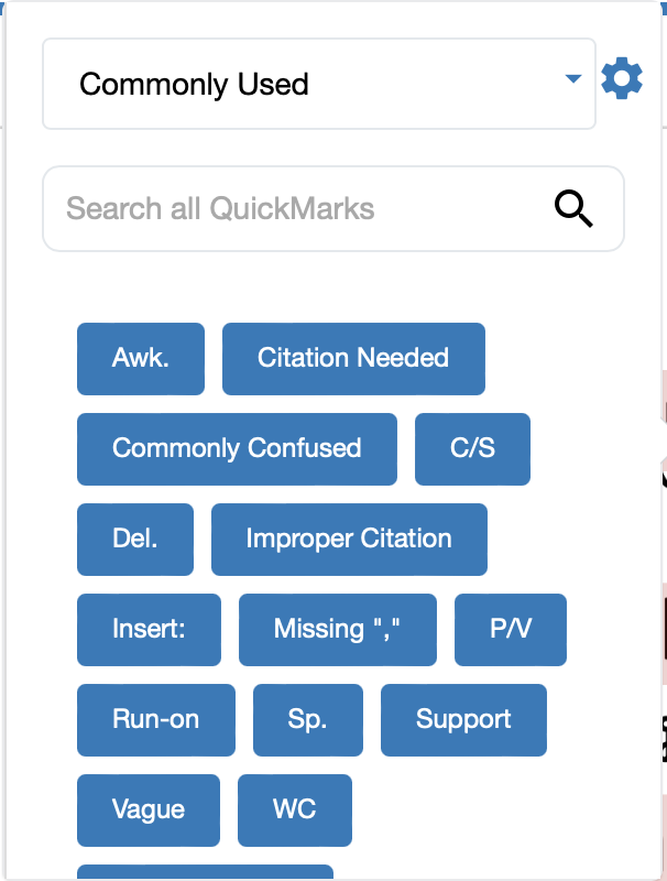 commonly use comment