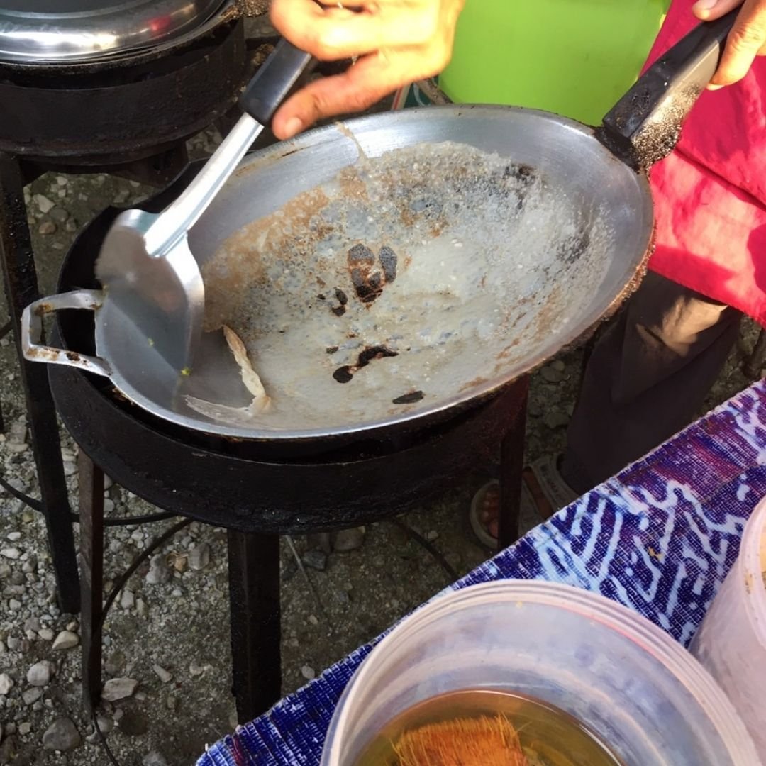 ขนมกรอก การทำขนมกรอก