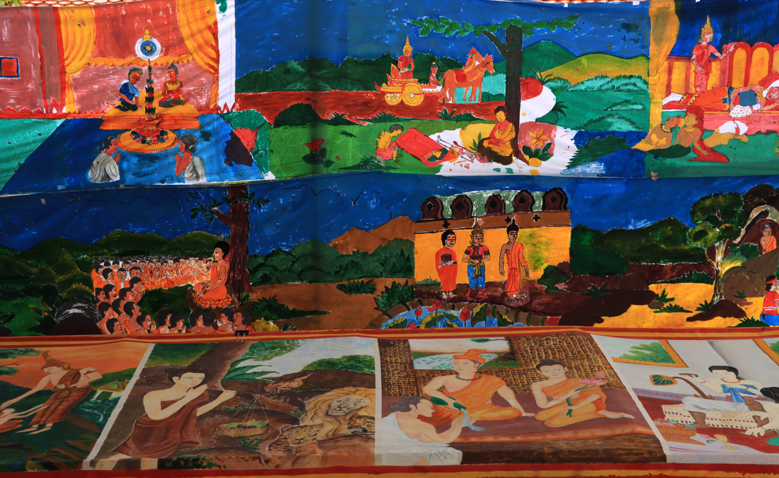 พระบฏ ภาพเขียนผ้า