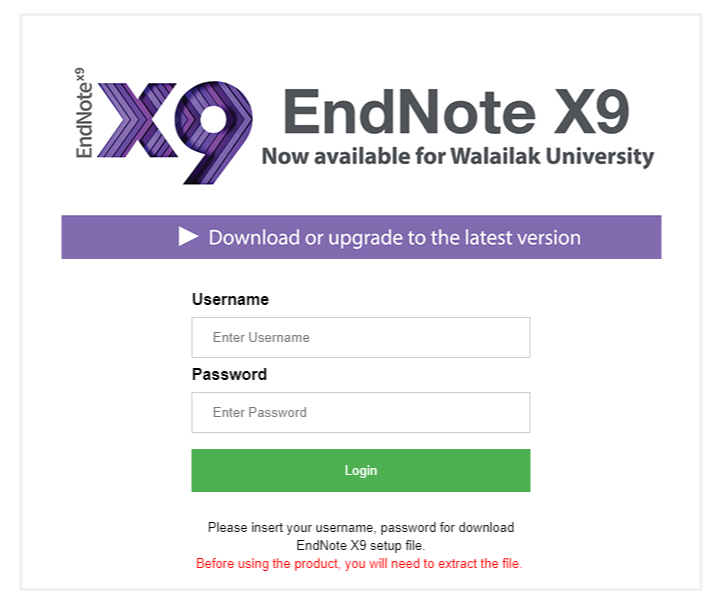 EndNoteX9