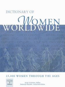 Dictionary of Women Worldwide 25,000 Women Through the Ages